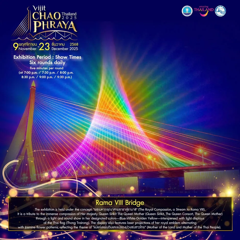 Experience Vijit Chao Phraya 2025 from the Best Seat on the River